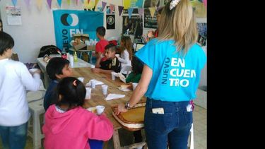 Los jóvenes de Nuevo Encuentro organizaron el evento. (NUEVO ENCUENTRO)