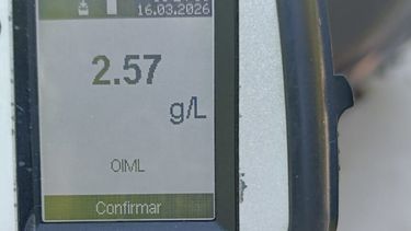 un motociclista dio 2,57 de alcoholemia al ser interceptado dentro de la plaza 9 de julio un motociclista dio 2,57 de alcoholemia al ser interceptado dentro de la plaza 9 de julio