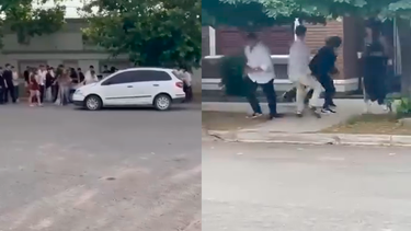 Una violenta pelea entre jóvenes a la salida de una fiesta de egresados ocurrió hoy en la tranquilidad de General Rojo y generó preocupación entre los vecinos. Una violenta pelea entre jóvenes a la salida de una fiesta de egresados ocurrió hoy en la tranquilidad de General Rojo y generó preocupación entre los vecinos.