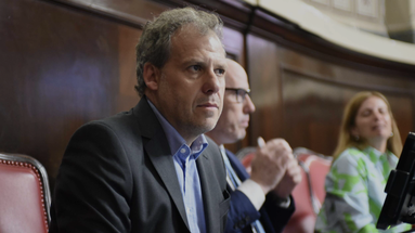 Juan Manuel Rico Zini. Senador de Pergamino. Junto al intendente Javier Martínez, fomentó la creación del espacio Hechos