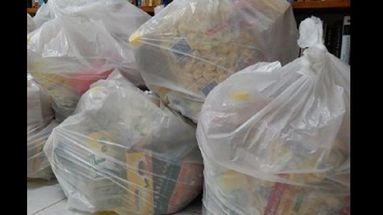 Hoy se continuará con la entrega de bolsas de mercadería. (INTERNET)