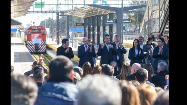 Sergio Massa, participó del acto para inaugurar la renovación de esa estación de trenes de la Línea Belgrano Norte. Sergio Massa, participó del acto para inaugurar la renovación de esa estación de trenes de la Línea Belgrano Norte.