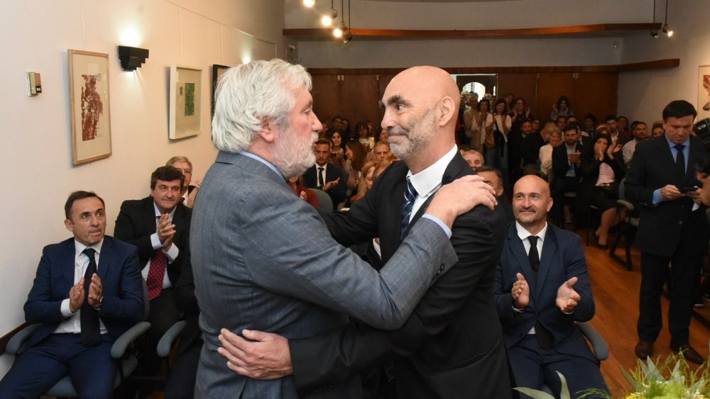 El procurador general Julio Conte Grand participó de la ceremonia de jura de Pablo Santamarina como Defensor General.&nbsp;