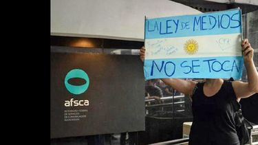 Varias movilizaciones se hicieron en defensa de la Ley de Medios. (INTERNET)