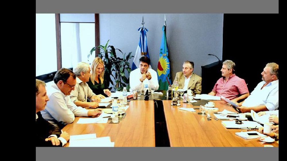 Jorge Macri presidió el encuentro del que participó el intendente de Pergamino, Javier Martínez. (GRUPO PROVINCIA)