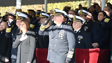 patricia Bullrich en el acto de Prefectura patricia Bullrich en el acto de Prefectura