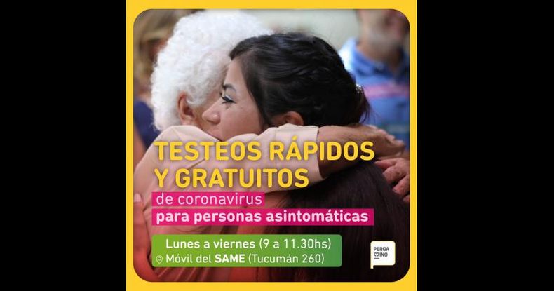 El servicio busca brindar tranquilidad y prevención a los vecinos que no poseen síntomas pero que volvieron de viaje o planean compartir las fiestas de fin de año con sus familiares o amigos.
