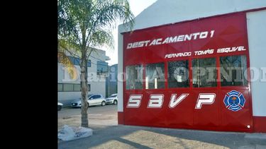 Finalizan los trabajos en el destacamento de Bomberos. (LA OPINION)