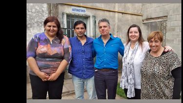 Referentes del Proyecto Pura Vida acompañados por representantes de Monseñor Scalabrini. (PROYECTO PURA VIDA)
