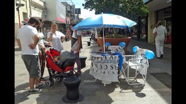 En la Peatonal, residentes informarán sobre la donación de órganos. (ARCHIVO LA OPINION)