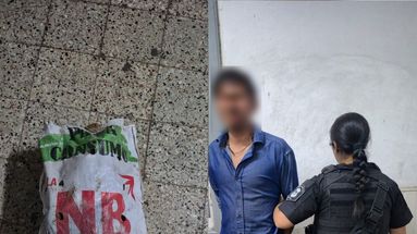 El ladrón fue aprehendido por los integrantes de la brigada motorizada de la Policía Local. El ladrón fue aprehendido por los integrantes de la brigada motorizada de la Policía Local.