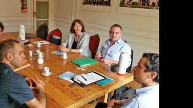 El pasado lunes se realizó en la Unnoba una reunión del Programa Argentina Francia Agrarias (Arfagri). (UNNOBA)