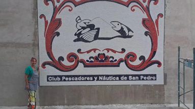 La creación de un mural en mosaico para el Club de Pescadores y Náutica San Pedro, una institución emblemática ubicada en la costanera de la ciudad. La creación de un mural en mosaico para el Club de Pescadores y Náutica San Pedro, una institución emblemática ubicada en la costanera de la ciudad.
