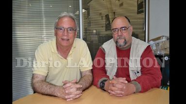 Rapanelli y Glavinovich llamaron a votar por el Frente de Izquierda. (LA OPINION)