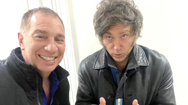 Diego Santilli y el presidente Javier Milei Diego Santilli y el presidente Javier Milei