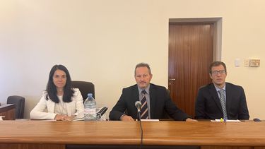 Juicio: Los jueces Marcela Santoro, Guillermo Burrone e Ignacio Uthurry. Juicio: Los jueces Marcela Santoro, Guillermo Burrone e Ignacio Uthurry.