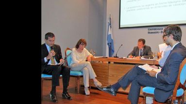 Durante el año pasado en la Unnoba se hicieron capacitaciones para la modalidad de juicio por jurados. (ARCHIVO LA OPINION)