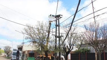 La Cooperativa Eléctrica de Pergamino llevó a cabo un importante trabajo en barrio Hernández