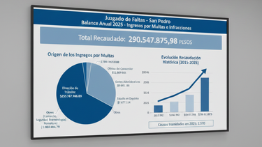 El Juzgado Municipal de Faltas de San Pedro presentó ante el Honorable Concejo Deliberante el balance anual de su gestión correspondiente al ejercicio 2025. El Juzgado Municipal de Faltas de San Pedro presentó ante el Honorable Concejo Deliberante el balance anual de su gestión correspondiente al ejercicio 2025.