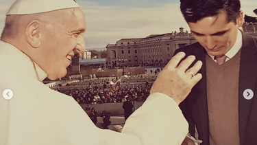 Papa Francisco: visita de Diego Haroldo Hormazabal Papa Francisco: visita de Diego Haroldo Hormazabal