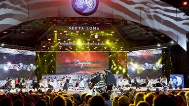 Una postal de la más reciente edición del Festival Nacional de Folklore de Cosquín, en enero de 2025. Una postal de la más reciente edición del Festival Nacional de Folklore de Cosquín, en enero de 2025.