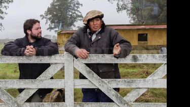 Alan Stivelman y Juan Oscar Pérez. Previo al inicio de la función estarán mañana en la Sala Roja, ante la prensa y el público. (CINEMA PERGAMINO)