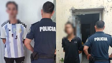 Los dos sospechosos fueron aprehendidos en los allanamientos de la Policía de la Comisaría Segunda. Los dos sospechosos fueron aprehendidos en los allanamientos de la Policía de la Comisaría Segunda.