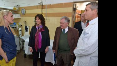 Zulma Ortiz visitó Arrecifes luego de estar en Pergamino. (MINISTERIO DE SALUD)