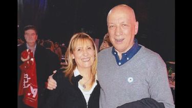 La concejal María Teresa Capetillo junto a Antonio Bonfatti. (PARTIDO SOCIALISTA)