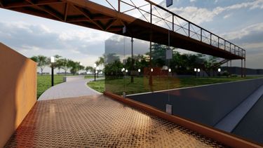 pergamino y sus espacios publicos: un puente peatonal unira los parques ugarte y de las americas pergamino y sus espacios publicos: un puente peatonal unira los parques ugarte y de las americas