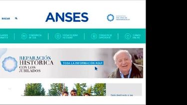 En el apartado Reparación histórica se debe ingresar para saber si los jubilados están alcanzados por el Programa. (INTERNET)