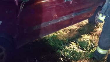 Casi una tragedia al embestir de costado Casi una tragedia al embestir de costado