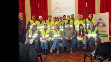Pergamino cuenta desde hace algunos meses con un equipo de voluntarios en Defensa Civil. (LA OPINION)