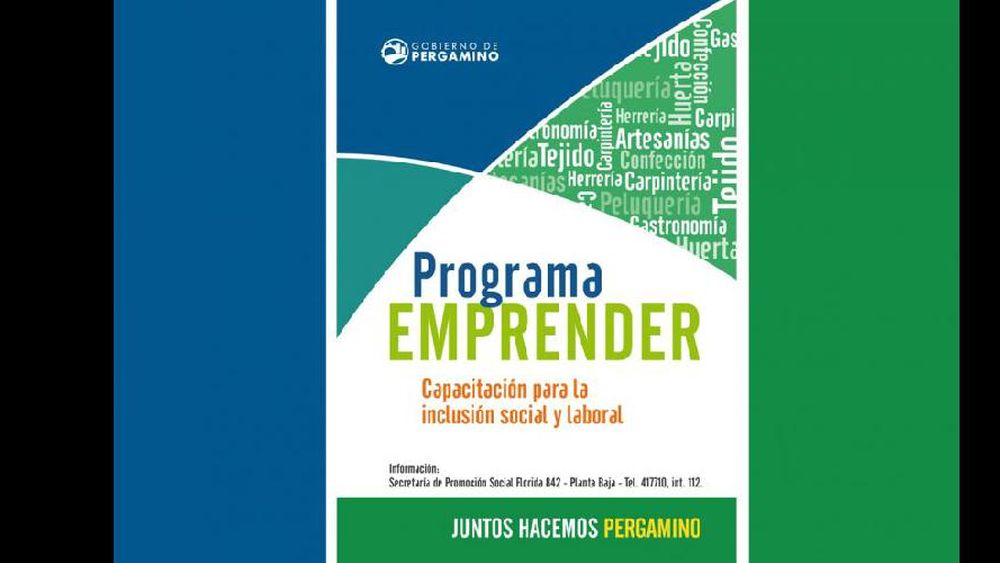 El Programa ofrece enseñanza gratuita en diferentes oficios. (EMPRENDER)