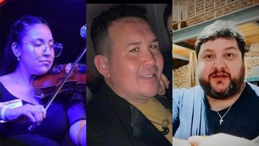 Aldana López, Walter Juárez y Pablo Ivalo, los ganadores de Pergamino en la primera jornada del Certamen Para Nuevos Valores Pre Cosquín. Aldana López, Walter Juárez y Pablo Ivalo, los ganadores de Pergamino en la primera jornada del Certamen Para Nuevos Valores Pre Cosquín.