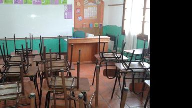 En varios puntos del país las aulas estarán vacías el lunes 4 de abril. (ARCHIVO LA OPINION)