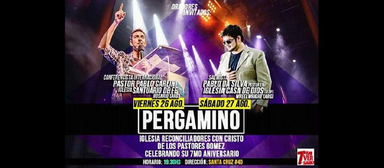 Las jornadas festivas se concretarán entre viernes y sábado, días en que arribarán a nuestra ciudad dos salmistas. (RECONCILIADORES EN CRISTO)