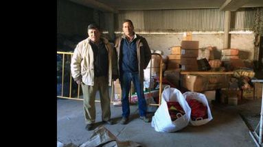 Los productos fueron entregados a Ricardo Bari. (CAMARA DE COMERCIO)