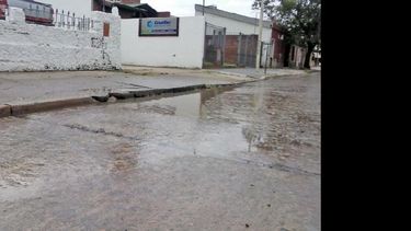 La rotura comenzó a advertirse el fin de semana. (LA OPINION)