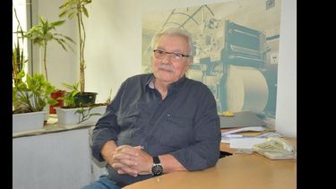 Luis Nardi, de visita en LA OPINION para la entrevista. (LA OPINION)