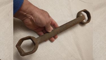 Llave histórica del ferrocarril Depietri se incorpora al Museo Paleontologíco De San Pedro Llave histórica del ferrocarril Depietri se incorpora al Museo Paleontologíco De San Pedro