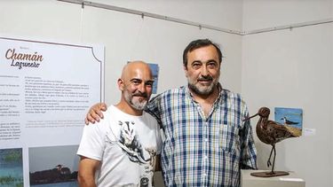Matías Cangas y Claudio Spiga exponen en el Museo Histórico de Junín.