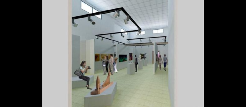 En el render se puede advertir cómo quedará constituido el nuevo espacio, de calle San Martín, destinado ahora a las industrias creativas. (PRENSA MUNICIPALIDAD)