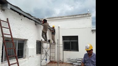 Las obras avanzan a buen ritmo en varias escuelas de la ciudad. (CONSEJO ESCOLAR)