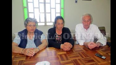 Hortensia Alevato, María Lucía Marchén y Ezequiel Ricci. (LA OPINION)
