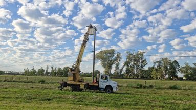 El nuevo episodio de robo de cables volvió a dejar sin luz en el barrio Aeroclub.