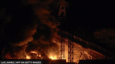 imágenes del ataque en Venezuela imágenes del ataque en Venezuela