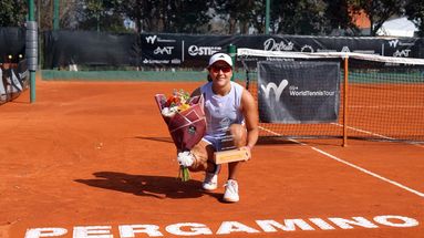 Luisina Giovannini se quedó con el título en la primera edición del Pergamino Open.