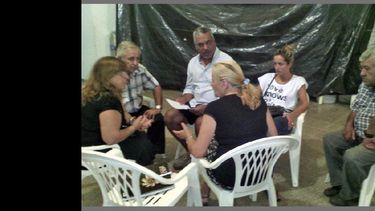 Un momento del taller realizado en Urquiza, con la prevención como consigna. (LA OPINION)