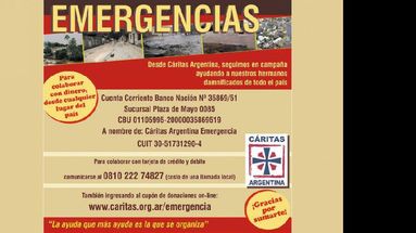 Las campañas para la recolección de dinero siguen vigentes durante el año. (CARITAS ARGENTINA)